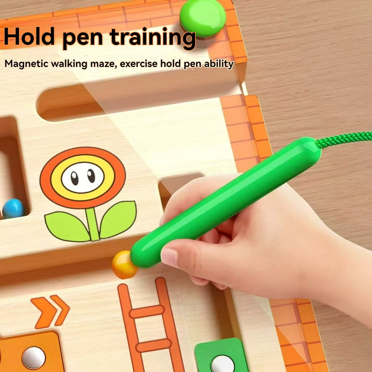 Tablero De Laberinto Magnético - Juguete Educativo Para Ninos